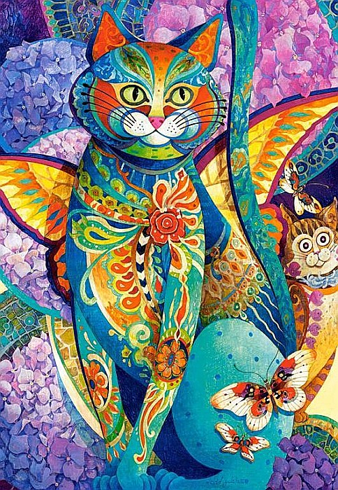 Puzzle 1500 piese Feline Fiesta 151448 [2]