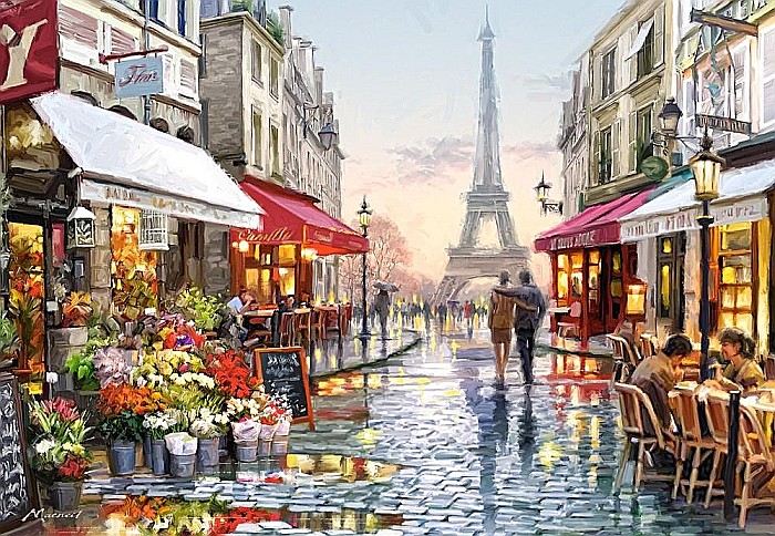 Puzzle 1500 piese Flower Shop 151288 [2]