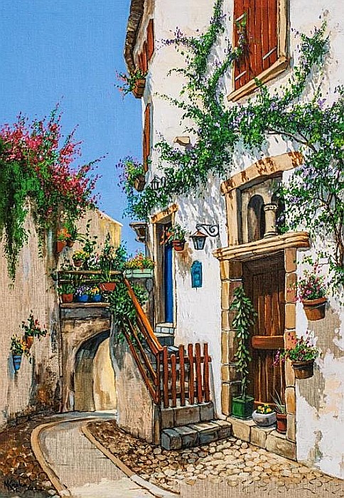 Puzzle 1500 piese Italian Alley Art Collection 152155 Castorland [2]