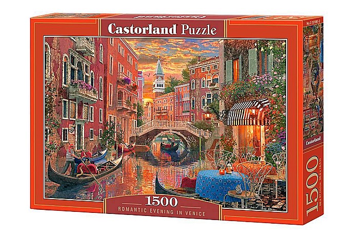 Puzzle 1500 piese Romantic Evening in Venice Castorland 151981 [1]