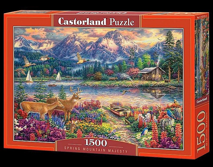 Puzzle 1500 piese Spring Mountain Majesty Castorland 152131 [1]