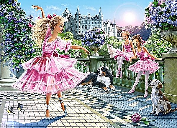 Puzzle 180 piese Ballet Dancers 18222 [2]