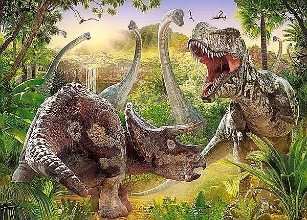 Puzzle 180 piese Lupta Dinozaurilor 18413 [2]