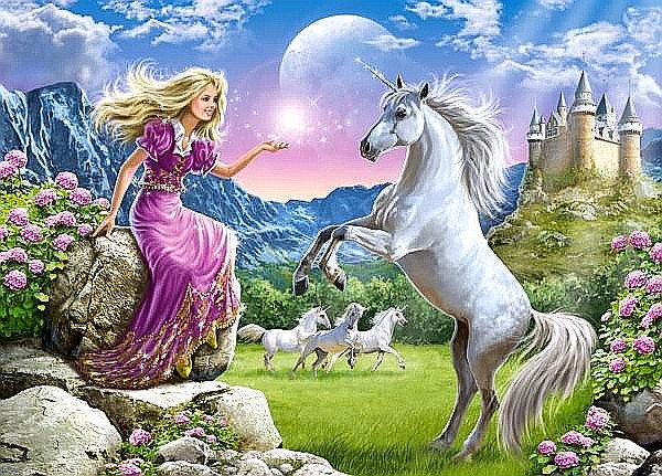 Puzzle 180 piese Prietenul meu Unicornul 18024 [2]