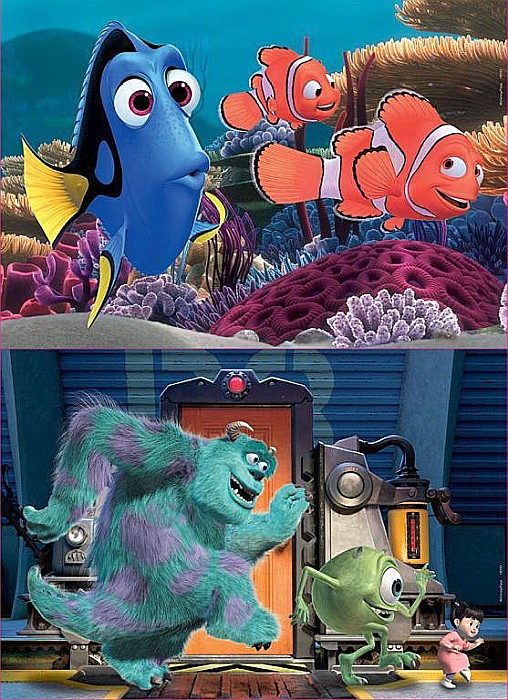 Puzzle 2 in 1 Disney Pixar 18597 [2]