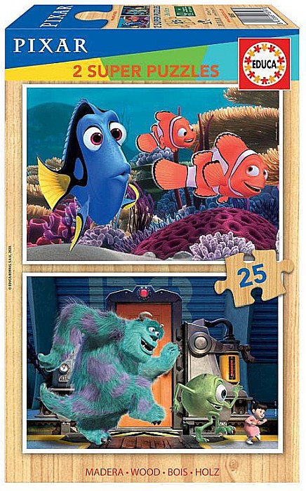 Puzzle 2 in 1 Disney Pixar 18597 [1]