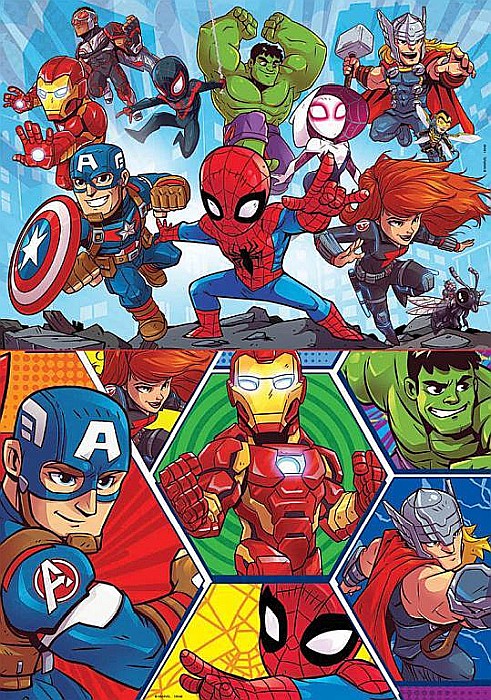 Puzzle 2 in 1 Super Hero Adventures 18648 [2]