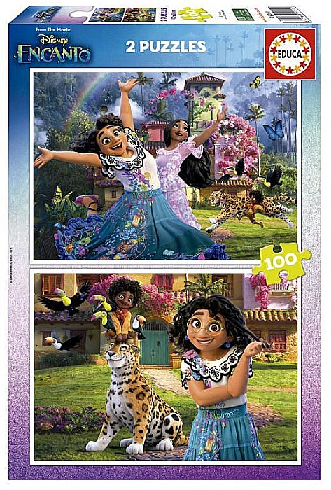 Puzzle 2 x 100 piese Encanto Disney Educa 19201 [1]