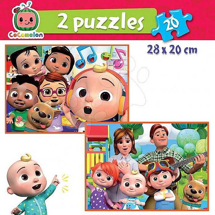 Puzzle 2 x 20 piese Cocomelon Educa 19137 [2]