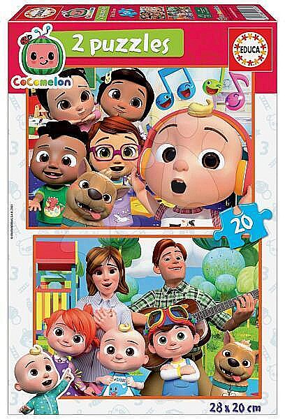 Puzzle 2 x 20 piese Cocomelon Educa 19137 [1]