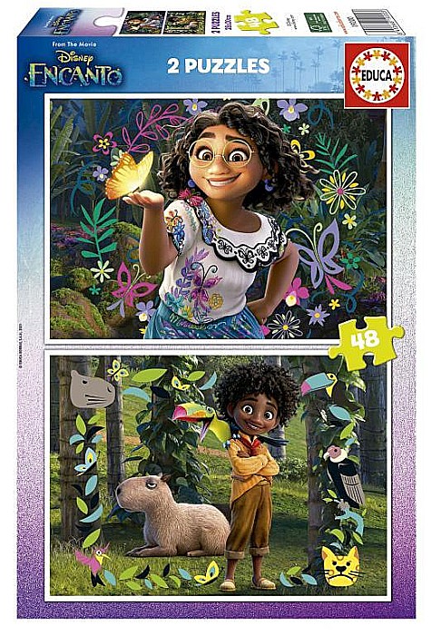 Puzzle 2 x 48 piese Encanto Disney Educa 19200 [1]
