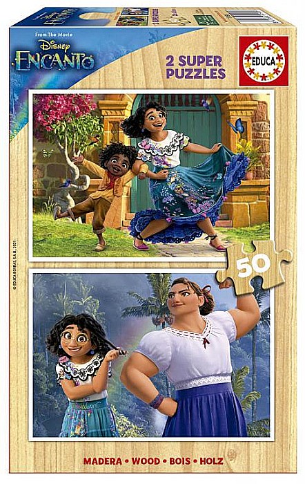Puzzle 2 x 50 piese Encanto Disney 19198 [1]