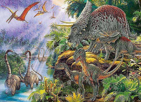 Puzzle 200 piese Dinosaur Alley 222223 Castorland [2]