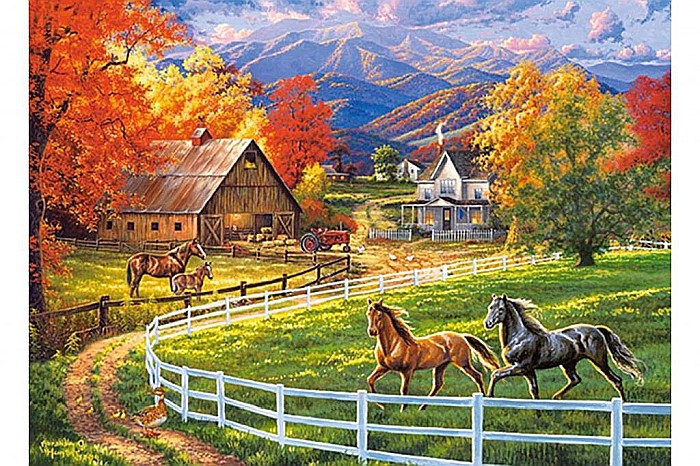 Puzzle 200 piese Horse Valley Farms 222124 [2]
