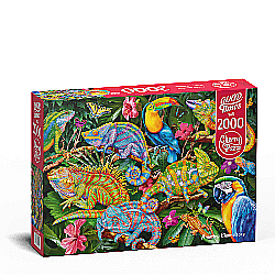 Puzzle 2000 piese Amazing Chameleons 50101 Cherry Pazzi [1]