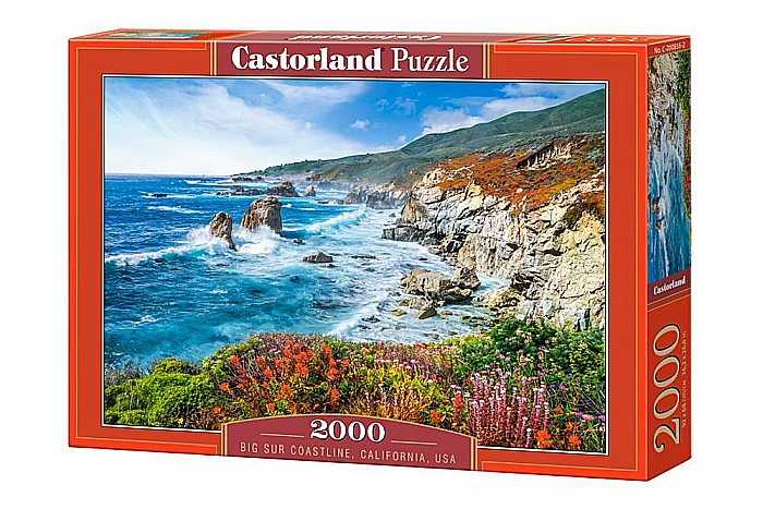 Puzzle 2000 piese Big Sur Coastline, California, USA 200856 Castorland [1]