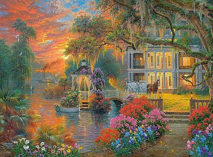 Puzzle 2000 piese Charming Evening 200887 Castorland [2]