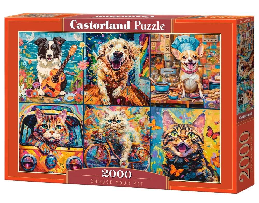 Puzzle 2000 piese Choose Your Pet 200948 Castorland [1]