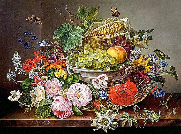 Puzzle 2000 piese Flori si Fructe 200658 [2]