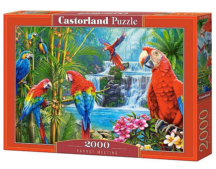 Puzzle 2000 piese Parrot Meeting 200870 Castorland [1]