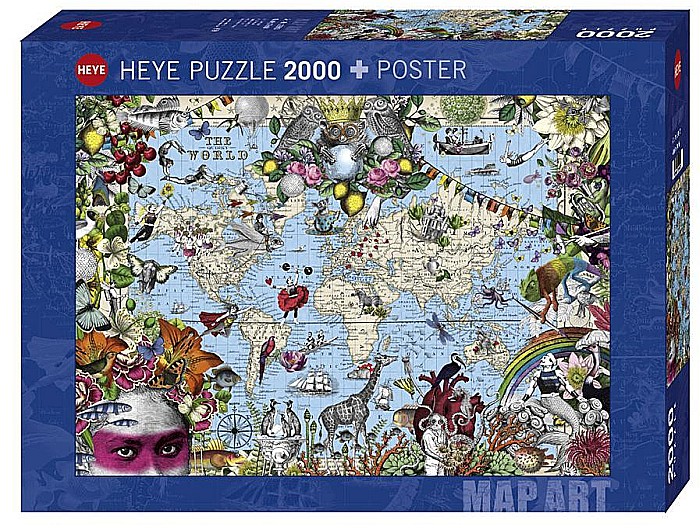 Puzzle 2000 piese Quirky World Heye 29913 [1]