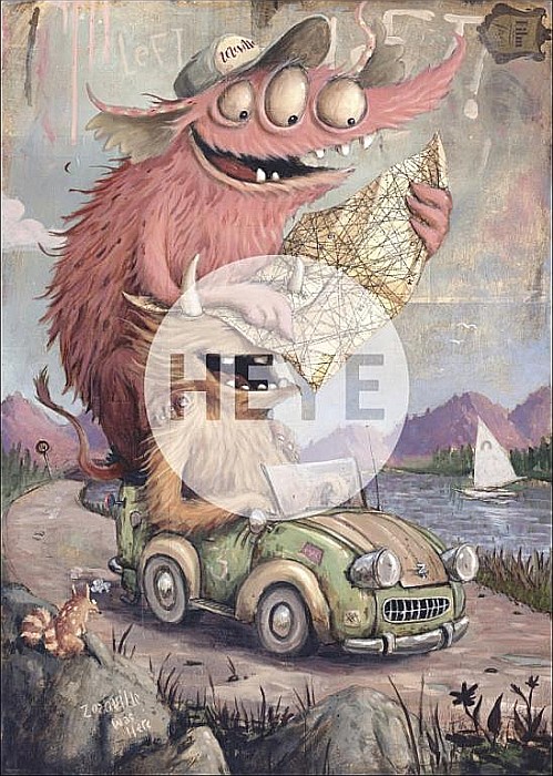 Puzzle 2000 piese Road Trippin Heye 29938 [2]