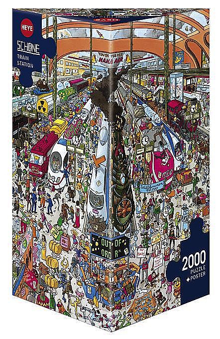 Puzzle 2000 piese Train Station Heye 29730 [1]