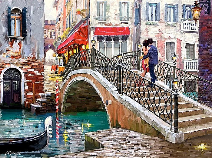 Puzzle 2000 piese Venice Bridge 200559 [2]