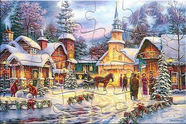 Puzzle 24 piese carte postala Faith Runs Deep 900503 Castorland [2]