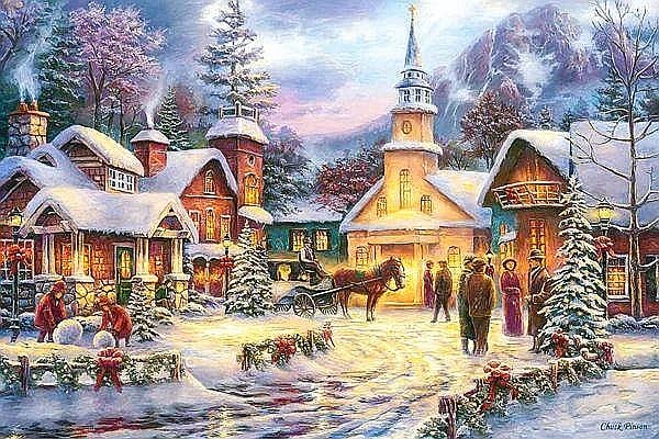 Puzzle 24 piese carte postala Faith Runs Deep 900503 Castorland [1]