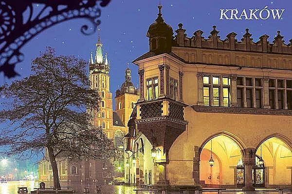 Puzzle 24 piese carte postala Main Square Krakow, Poland 900428 Castorland [1]