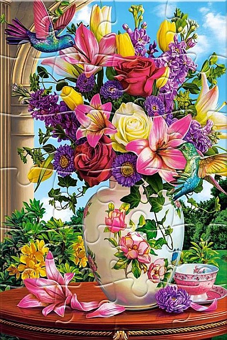 Puzzle 24 piese carte postala Seduced by Nature 900565 Castorland [2]