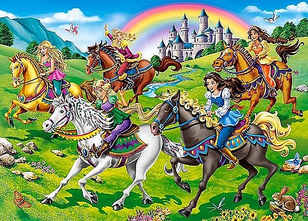 Puzzle 260 piese Cursa de Cai a Printeselor 27507 [2]