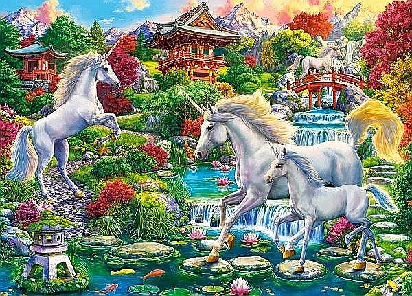 Puzzle 260 piese Unicorn Garden Castorland 27590 [2]