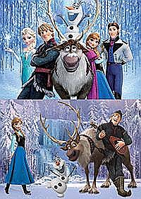 Puzzle 2x100 piese Frozen 15767 [2]