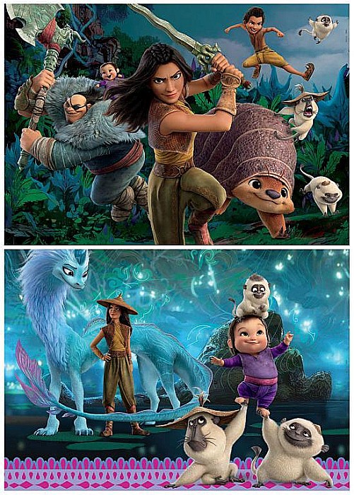 Puzzle 2x100 piese Raya & The Last Dragon 18883 EDUCA [2]