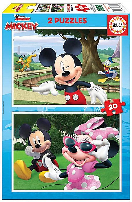 Puzzle 2x20 piese Mickey & Friends 18884 EDUCA [1]