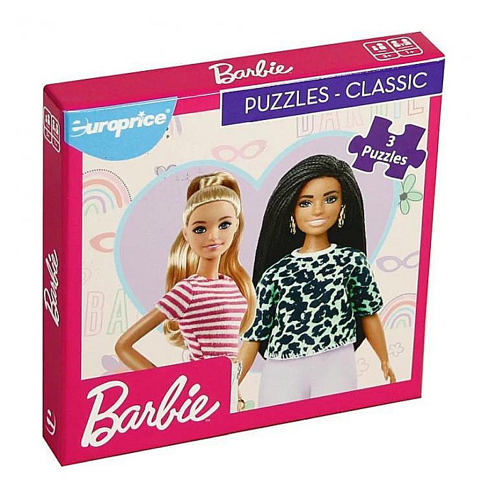 Puzzle 3 x 9 piese Barbie - Clasic [1]