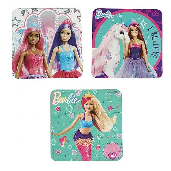 Puzzle 3 x 9 piese Barbie - Magic [2]