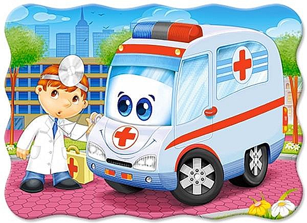 Puzzle 30 piese Ambulance Doctor 3471 [2]