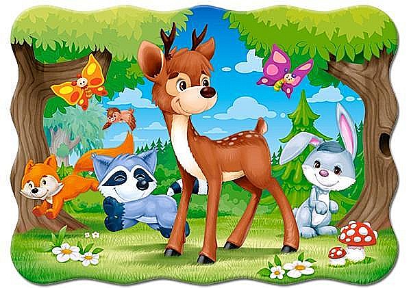 Puzzle 30 piese Caprioara si Prietenii 3570 [2]