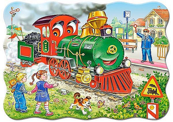Puzzle 30 piese Locomotiva Verde 3433 [2]