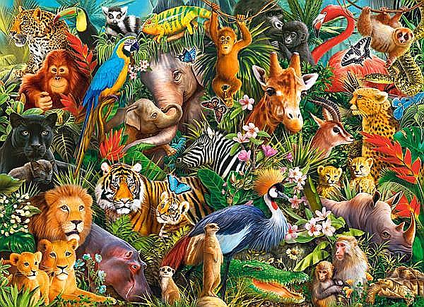 Puzzle 300 piese Amazing Animals 30491 Castorland [2]