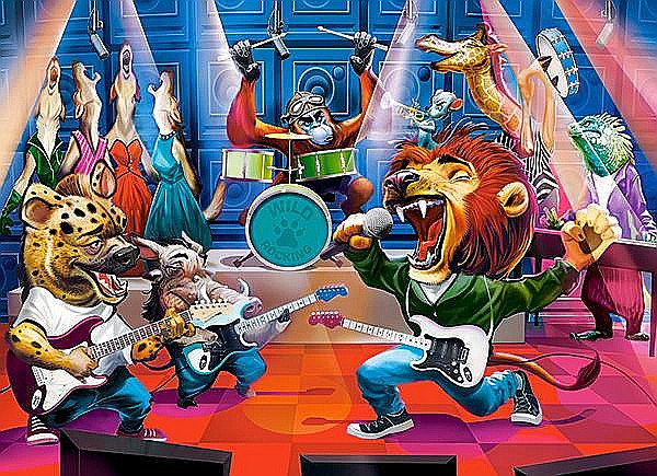 Puzzle 300 piese Animal Rock Concert - Castorland 30453 [2]