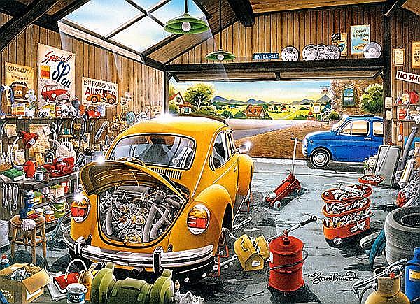Puzzle 300 piese Sams Garage Castorland 30422 [2]