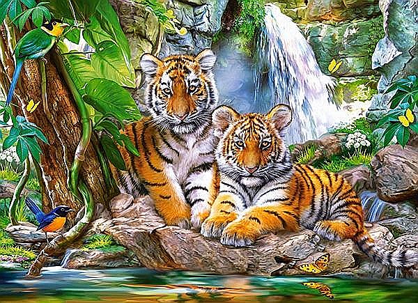 Puzzle 300 piese Tigrisori la Cascada 30385 [2]