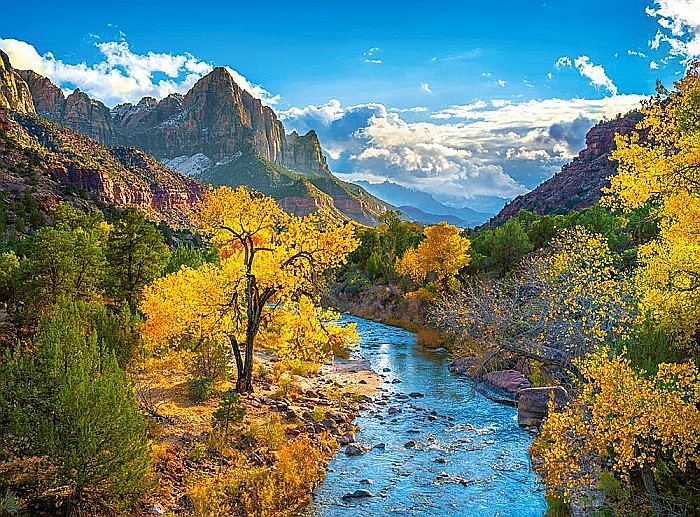 Puzzle 3000 piese Autumn in Zion National Park, USA 300624 Castorland [2]