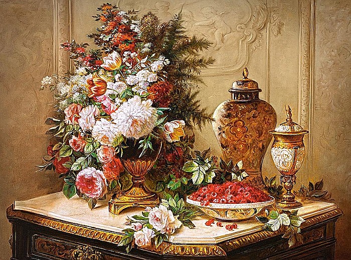 Puzzle 3000 piese Lalele si alte Flori 300488 [2]