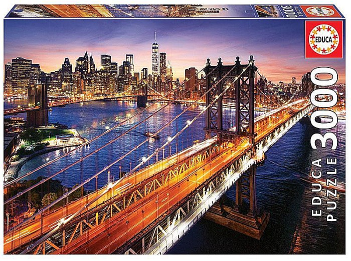 Puzzle 3000 piese Manhattan at Dusk 18508 [1]