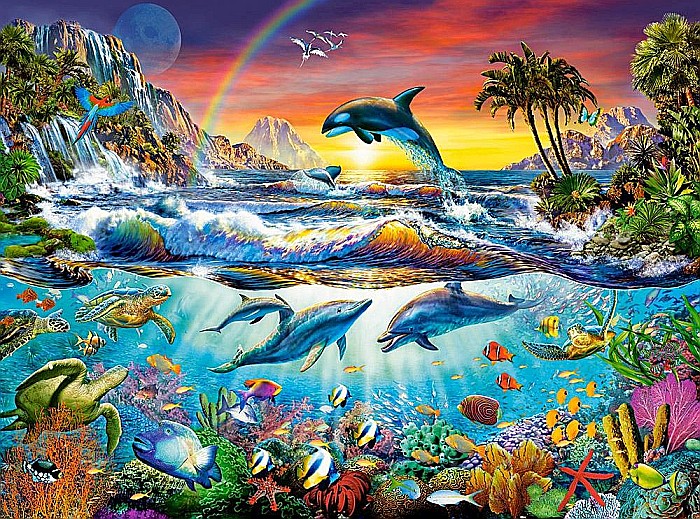 Puzzle 3000 piese Paradise Cove 300396 [2]